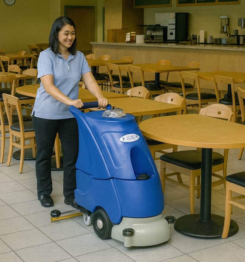 CLEANVAC E3501 Kablolu Zemin Yıkama Makinesi