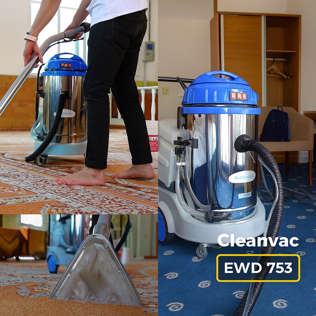 CLEANVAC EWD 753 Halı ve Koltuk Yıkama Makinesi
