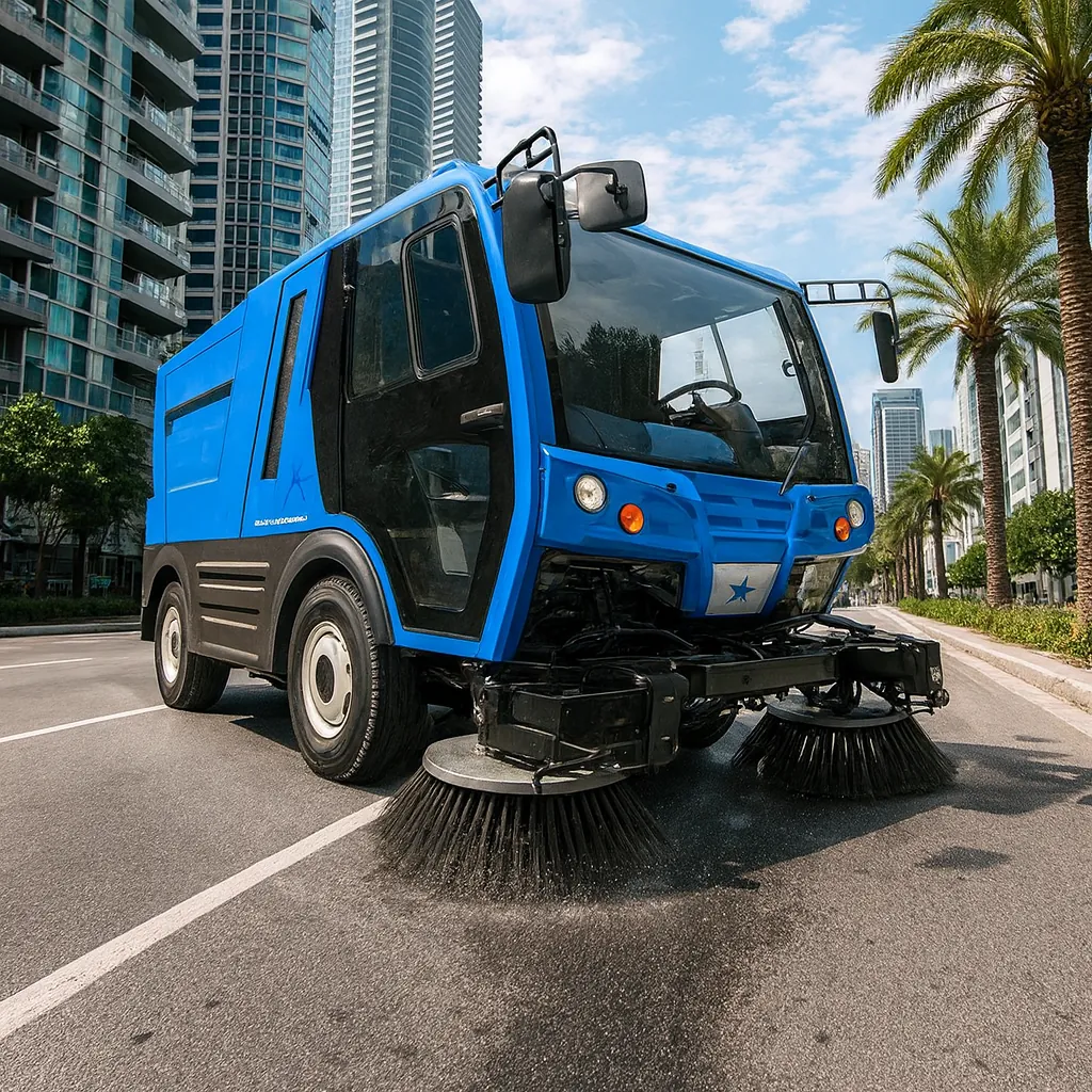 Cleanvac ST-500 Sokak Süpürme Aracı